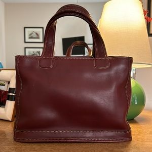 Vintage Leather Coach Bag